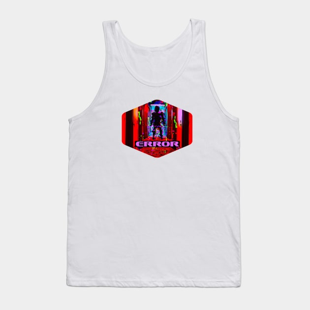 ERROR - Glitch from Doors Tank Top by Atomic City Art